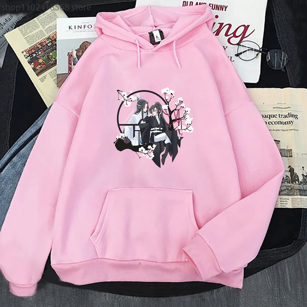 

Anime Mo Dao Zu Shi Hoodie The Untamed Lan WangJi Wei Wu Xian Print Sweatshirt Hooded Harajuku Itself Moletom Streetwear Women