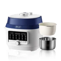 110V Electric Pressure Cooker 5L Intelligent Electric Pressure Cooker Rice Cooker 1