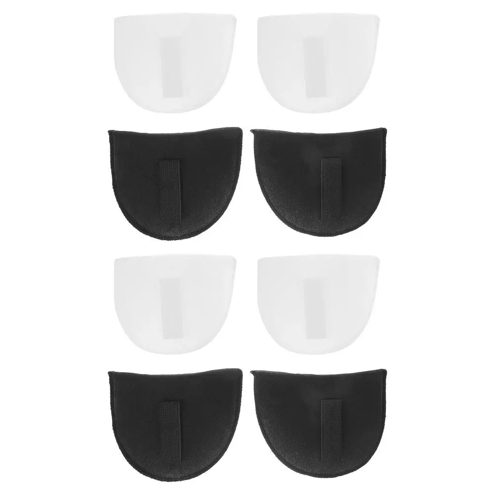 8Pcs 폼 어깨 패드 여성용 탈착식 미끄럼 방지 스폰지 어깨 패드 1.5cm 두꺼운 블라우스, 재킷, 정장에 적합
