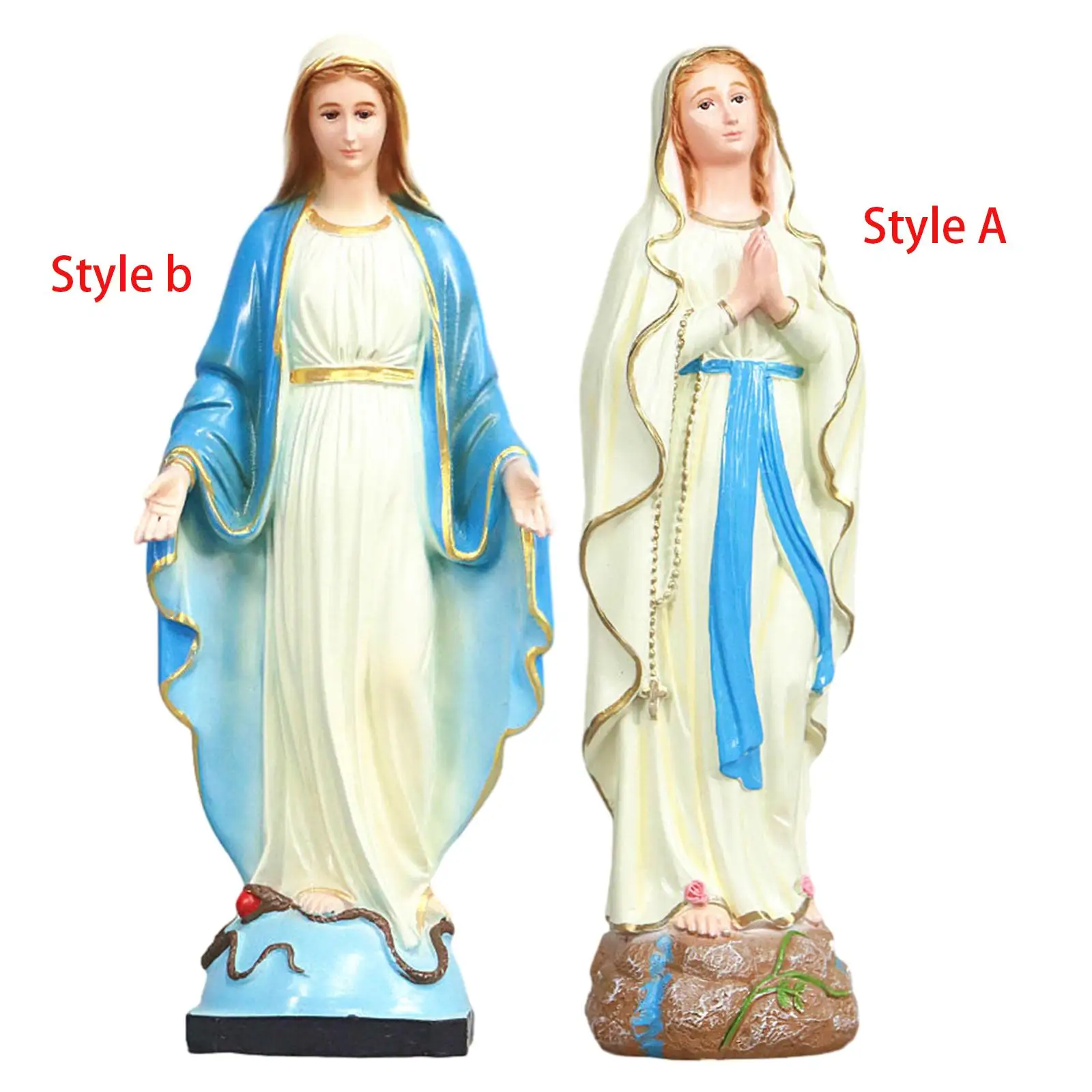 

Religious Sculpture Religious Lady of Grace Figurine for Office Bedroom Home