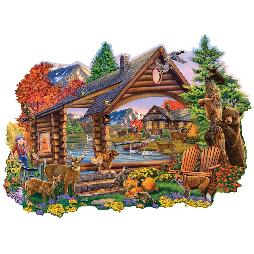 Engaging Wooden Jigsaw Puzzle with Creative Patterns - Brain Teaser and Color Sorting Game Gift