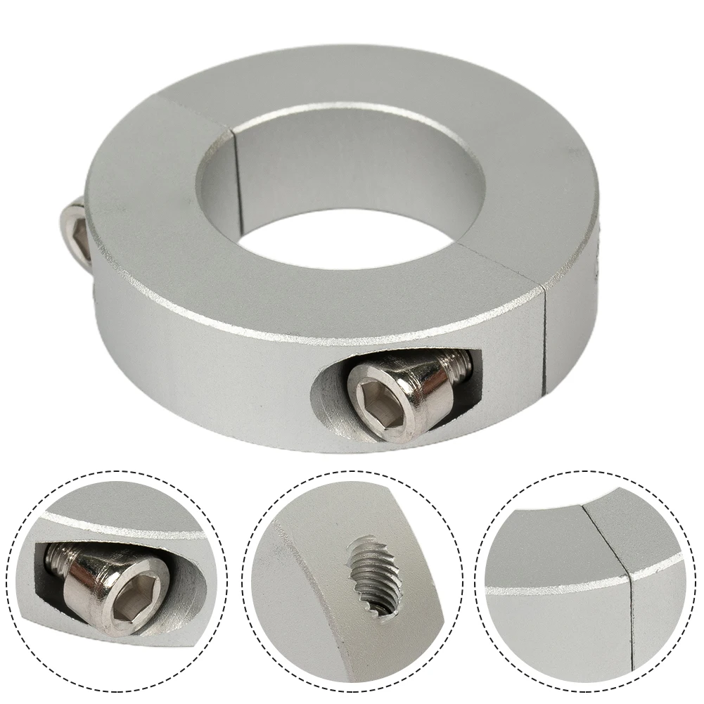 Klemmkragen, doppelt geteilt, 13–30 mm Innendurchmesser, Schaftkragen, Klemmtyp, Aluminiumlegierung, feste Ringe, Klemmkragen – Detail 38