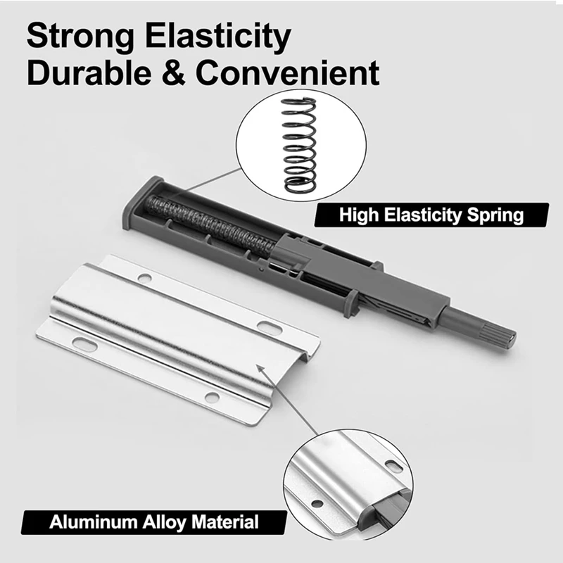 Push To Open Door Catches 24 Pack Push Latch For Cupboard Door Catch For Closet Magnetic Latch