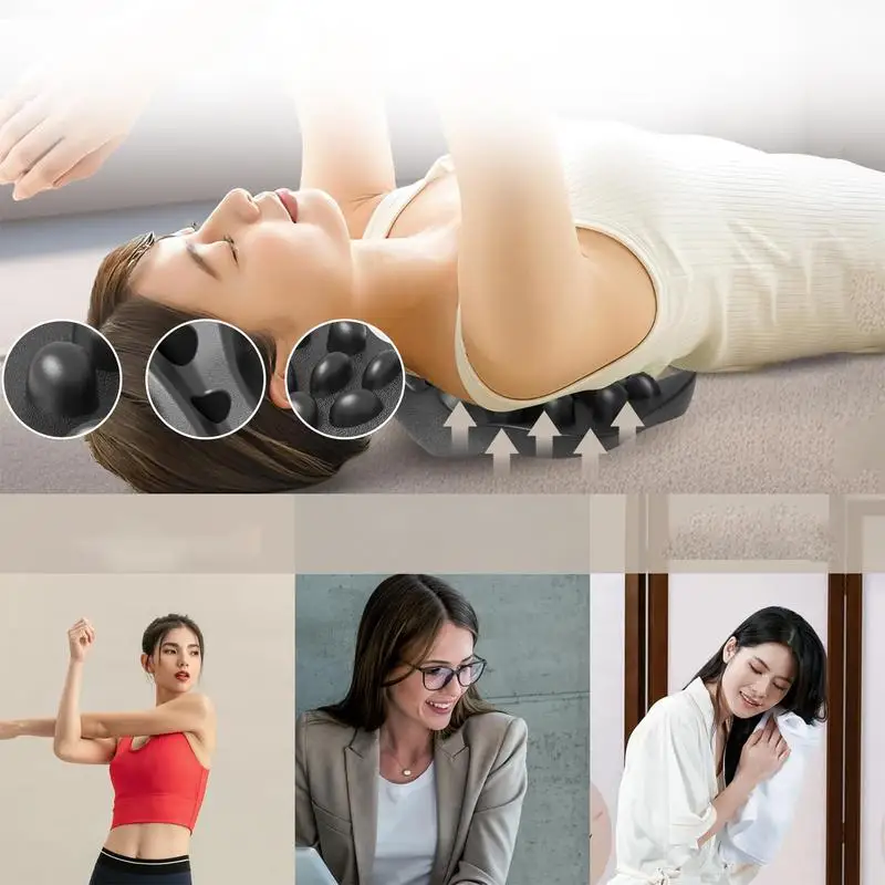 Scapula Massager Relax Promote Blood Circulation Scapula Stretching Muscle Relaxer Acupoint Point Massager Pillow HealthBenefits 5