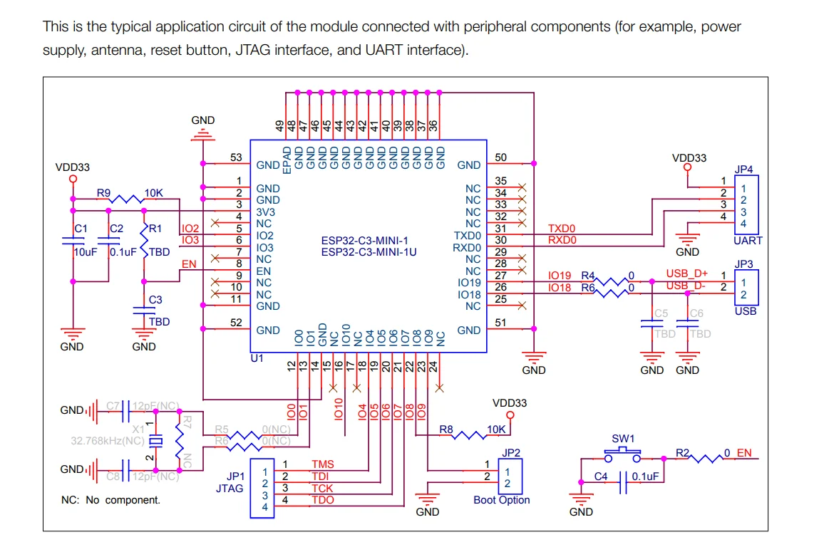 ESP32-C3-DevKitM-1 1U DevKitC-02 02U ESP32-C3-MINI-1 ESP32-C3-DevKit-RUST-1 ESP32-C3 Entwicklungsboard WiFi BLE Wireless Modul – Detail 25