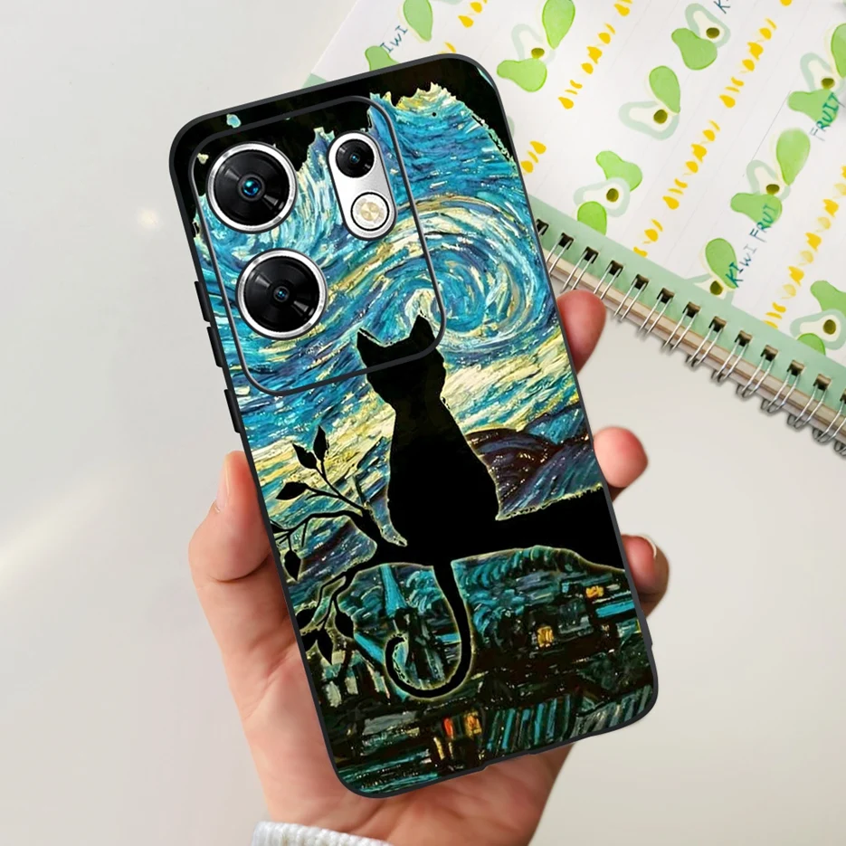 Stylish Shockproof Painted Phone Case - Soft Protective Cover