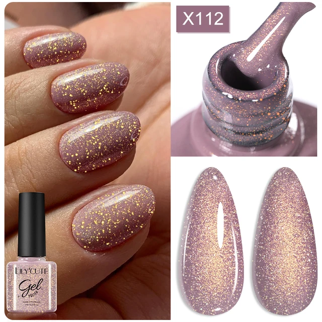 LIToxic-Verhéritage à Ongles Gel Pailmétrage Semi-Continu, UV LED, Soak Off, pour Manucure, DIY, 7ml 1