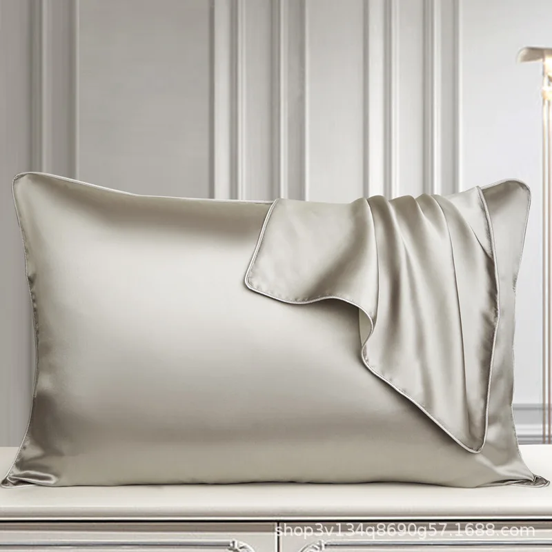 

100% Pure Real Silk pillowcase Natural Mulberry Pillow Case 2pc