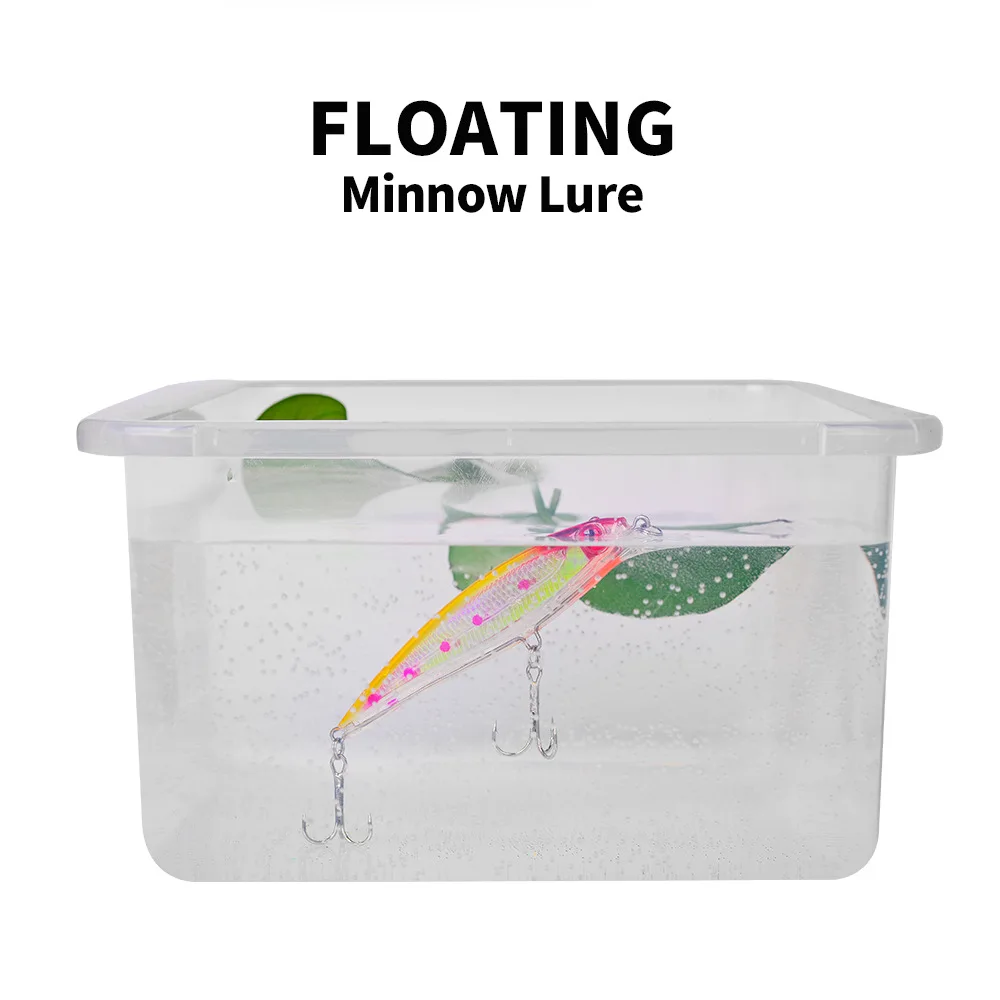 1PCS Japan Minnow Fishing Lure Artificial Pesca Hard Bait Professional Wobblers Swimbait Bass Pike Carp 5