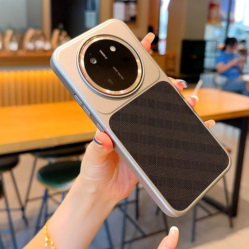 Fabric Texture Camera Lens Frame Protector Case