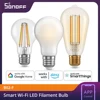 SONOFF B02-F WiFi Smart Bulb LED Filament E27 Dimmable Bulb eWeLink APP Adjust Color Temp Smart Timer Alexa Google Voice Control 1