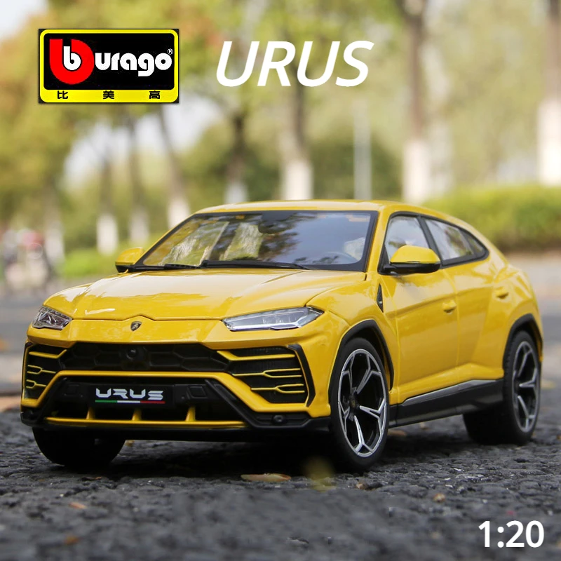 

Модель автомобиля Lamborghini URUS из сплава Bburago 1:20, литая металлическая игрушка, модель внедорожника, имитация коллекции, подарки для детей