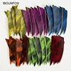 50Pcs 3 Inch Arrow Feathers Fletching Shield Cut Right Wing Ink Painting Turkey Feather Vanes Archery DIY Accessories 1