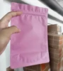 Thick Matte Black White Pink Aluminum Foil Packaging Bag Doypack Food Coffee Heat Sealable Stand Up Zip Lock Plastic Bags 50pcs 5