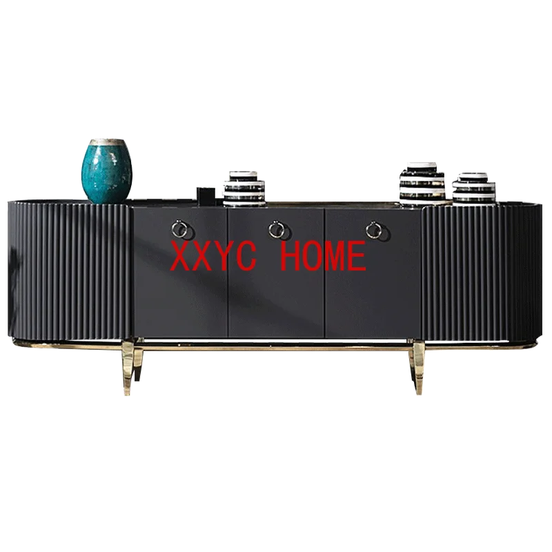 

Entrance Solid Wood Hallway Italian Post-Modern Sideboard Minimalist Shoe