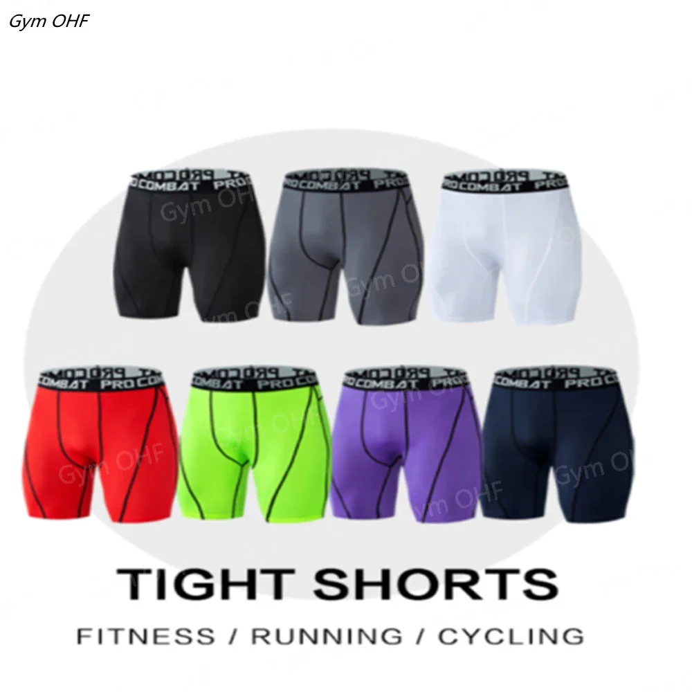 New Summer Men's New Sports Fast Drying Compression Tights Basketball Fitness Running Shorts 3XL 6