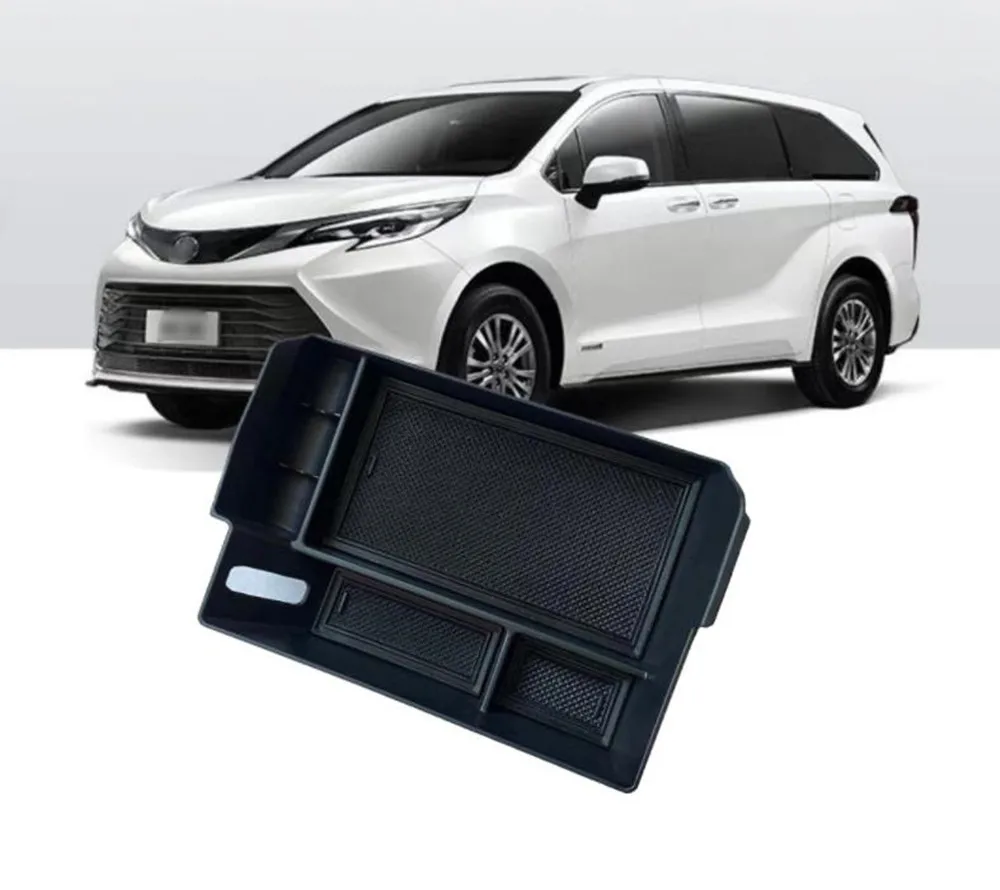 

Центральный подлокотник коробка для хранения для Toyota Sienna 2021 2022 ящик для хранения в подлокотнике автомобиля центральная консоль Органайзер контейнер держатель коробка