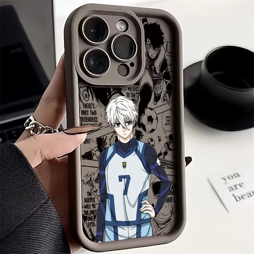 COOL B-BLUE LOCKS Soft TPU Phone Case