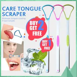 Tongue Scraper Soft Silicone Tongue Brush Cleaning The Surface Of Tongue Oral Cleaning Brushes Cleaner Fresh Breath Health