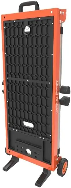 Disston Max Heavy Duty Portable Workbench Worktable Scaffold Creeper Dolly with Easy-to-use Adjustable Legs. Table Holds up