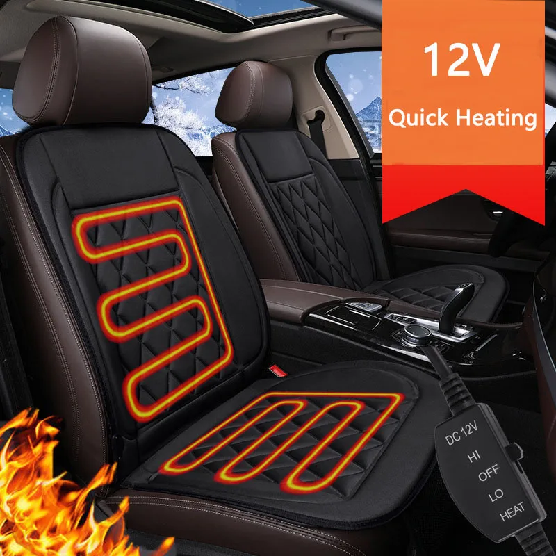 12V Baumwolle Auto Doppel Sitzheizung Kissen Sitz Wärmer Winter Haushalt  Abdeckung Elektrische Heizung Matte Winter Wärmer Autos Sitz heizung -  AliExpress