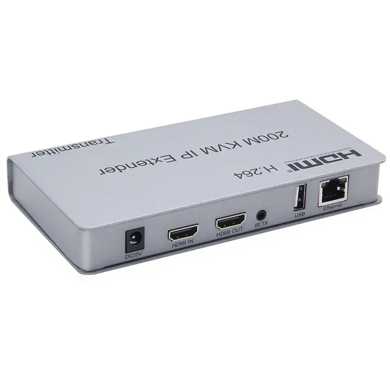 HDMI KVM IP ͽٴ, RJ45 ̴ Cat5e Cat6 ̺, Ʈũ ø ۽ű ű , 콺 Ű, H.264, 200m