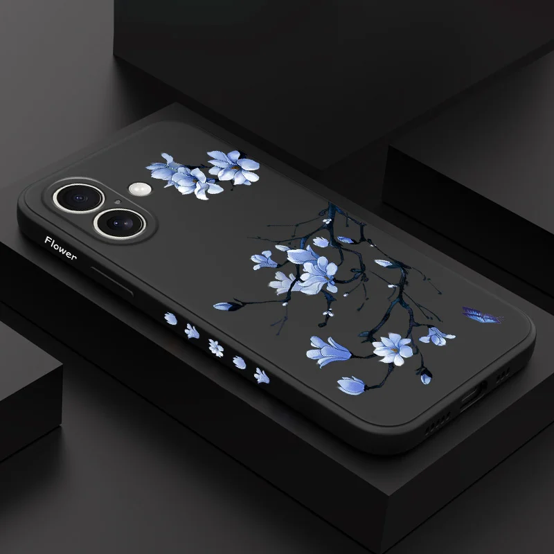 Blooming Orchid Silicone Phone Case Cover