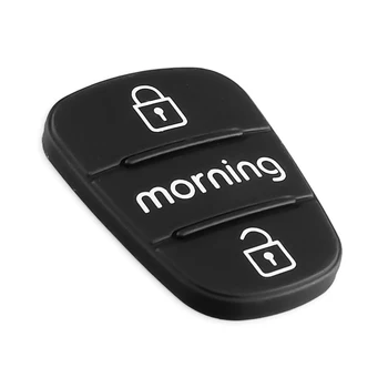 Tasti chiave telecomando per Hyundai I30 IX35 Picanto Solaris RIO Sportage - KEYYOU sostituzione Pad in gomma 3 pulsanti Flip Car Remote Key Shell per Hyundai I30