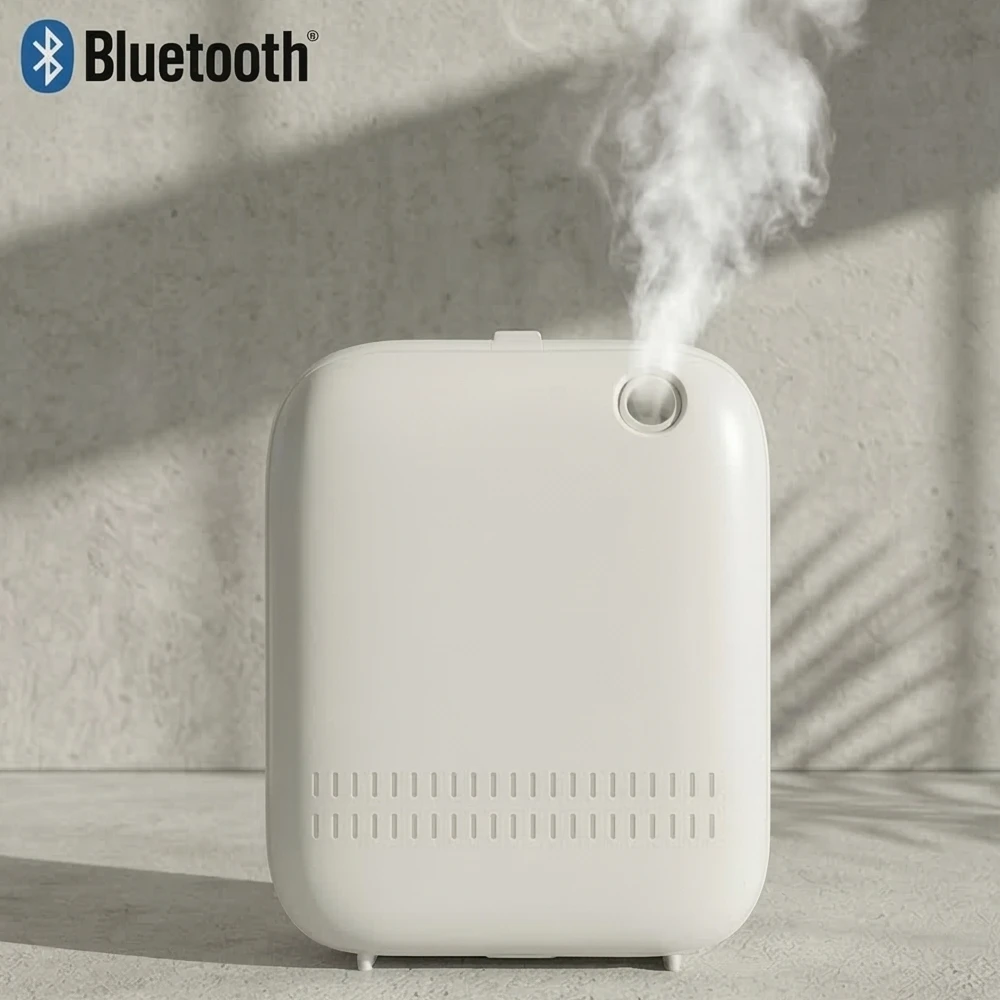 Smart Bluetooth Waterless Essential Oil Diffuser Aroma Machine_voghion.com