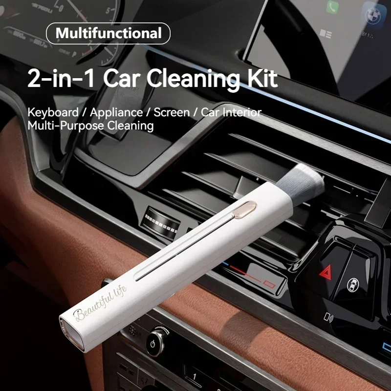 세부 청소 브러시, 정전기 소프트 브러시 세트, 홈 워시 도구 키트, 갭 먼지 제거 브러시, 청소 액세서리, 2 in 1