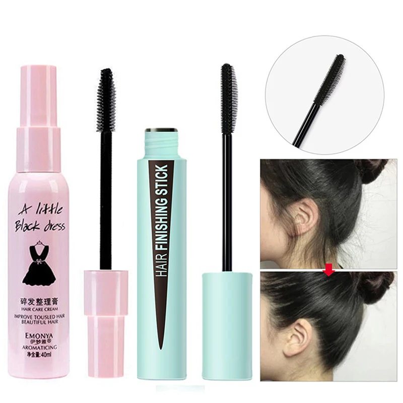 19.5ml Hair Smoothing Cream Strong Style Hair Small Broken Fixing Bangs Hair Finishing Stick Cream Anti-Frizz Fluffy Non-Greasy