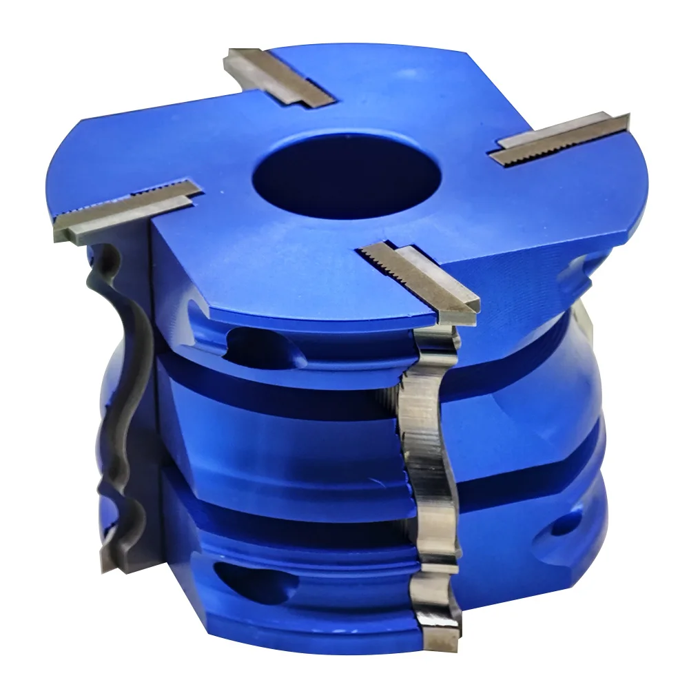 ShaperCutterHeadswithcorrugatedKnivesforWoodSpiralCorrugeated