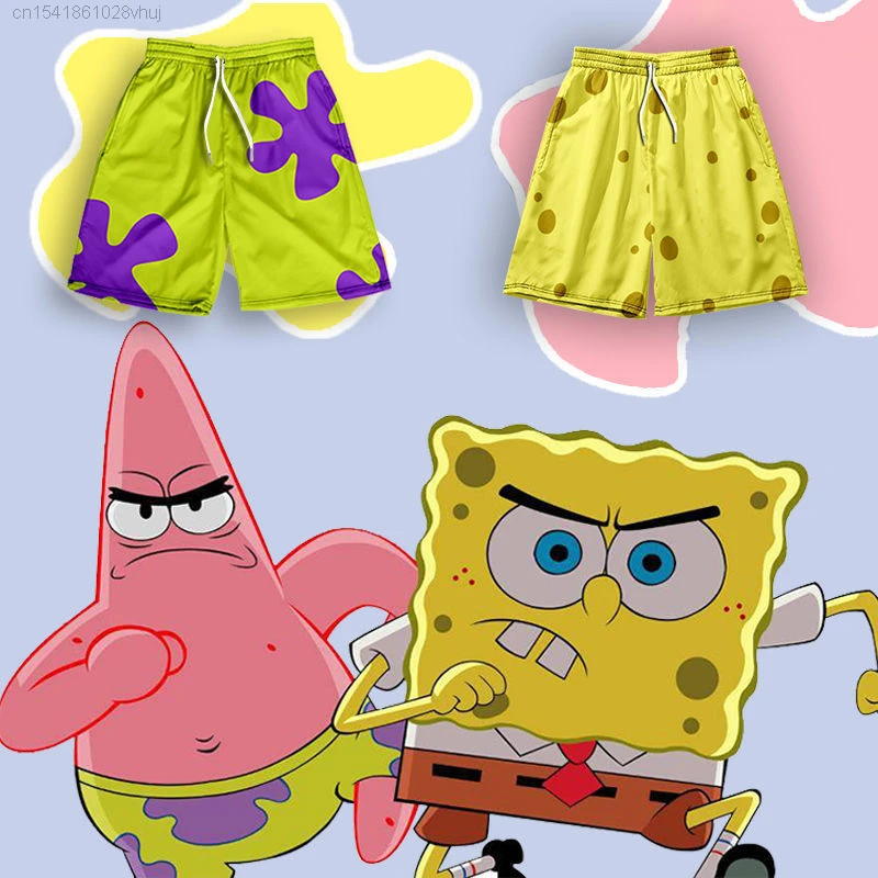Cobrand SpongeBob Patrick Star Creative Graphic Shorts Men's Women's