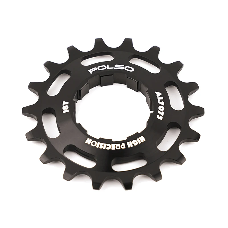 Bicycle Sprocket Gear Aluminum Alloy BMX Racing Sprocket 16T 18T Cog Singple Speed Bicycle Parts