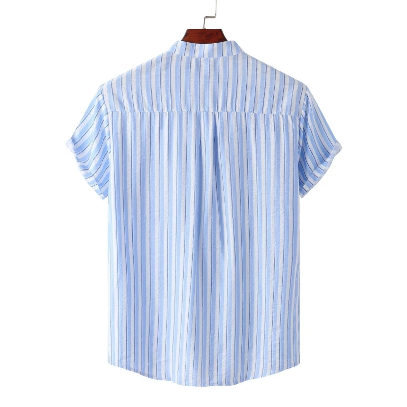 Shirt Men's Luxury Clothing Shirts and Blouses Man T-shirt Fashion Social T-shirts Free Shipping Hawaiian Cotton High Quality