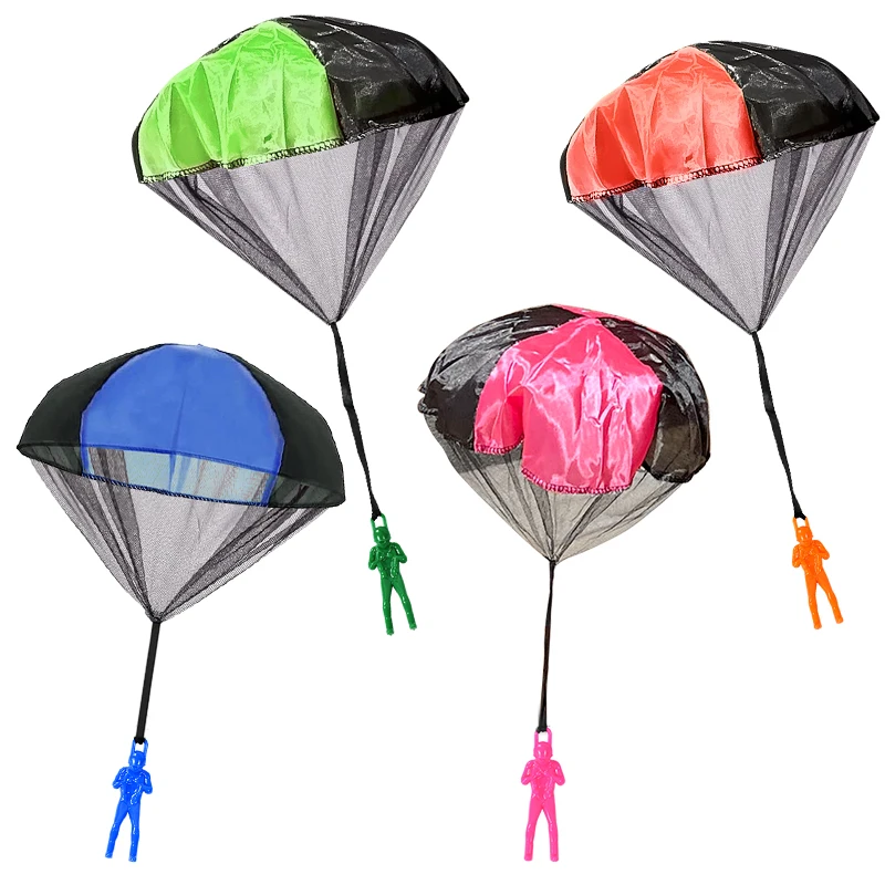 1-6Pcs Parachute Toy Kids Summer Party Outdoor Funny Game Boy Girl Birthday Party Favors Gift for Guests Hand Throw Flying Toy