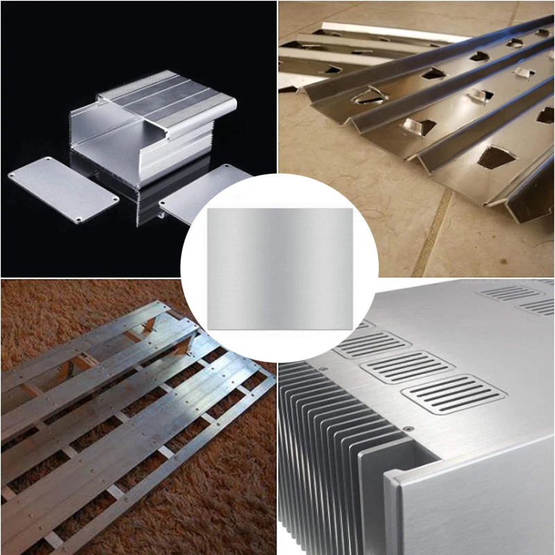 Aluminum Sheet 1pcs Thickness 0.3-2mm Protection Electrical Application DIY 1x300x300mm