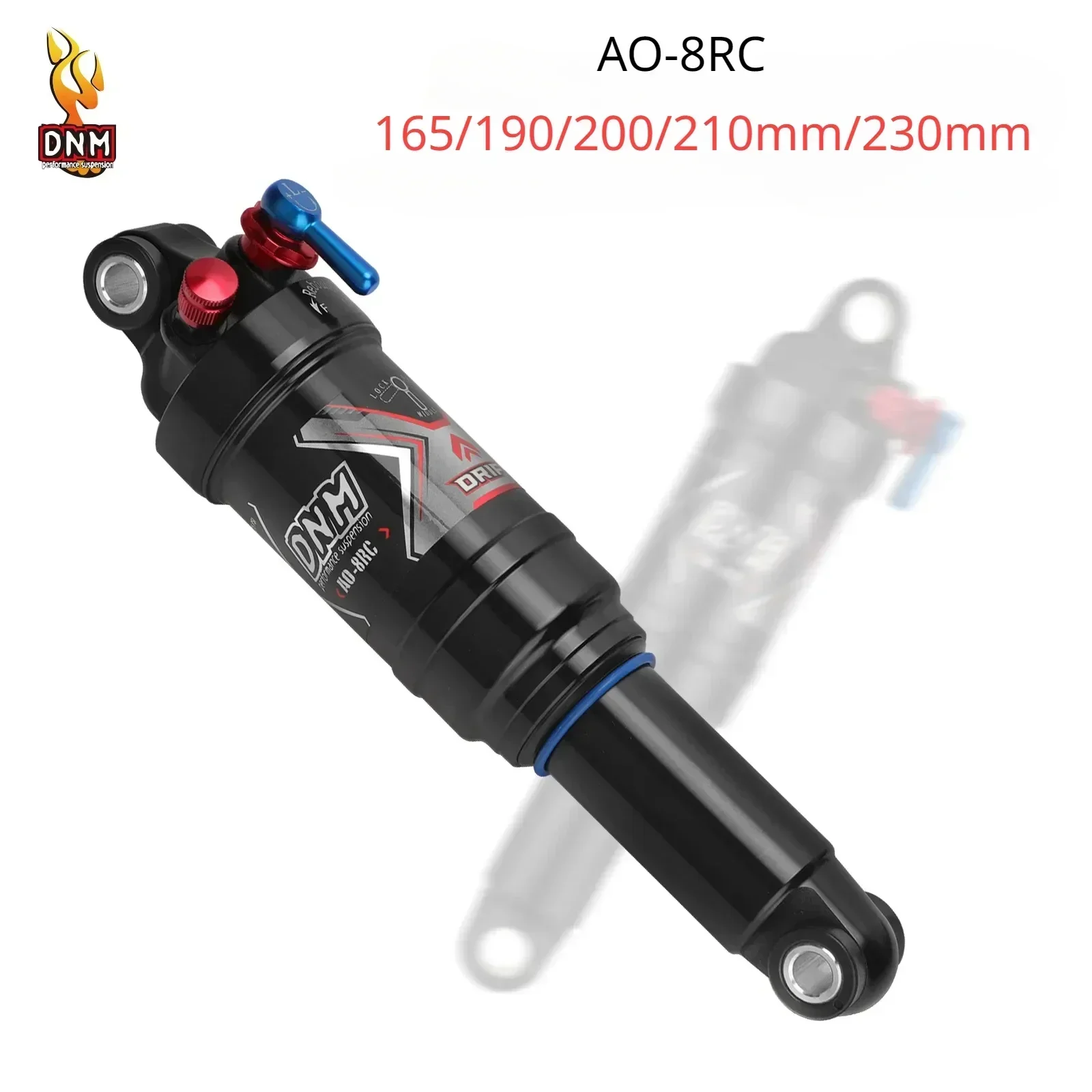Bicycle-Air-Shock-Absorber-165-190-200-210mm-230mm-Soft-Tail-Mountain ...