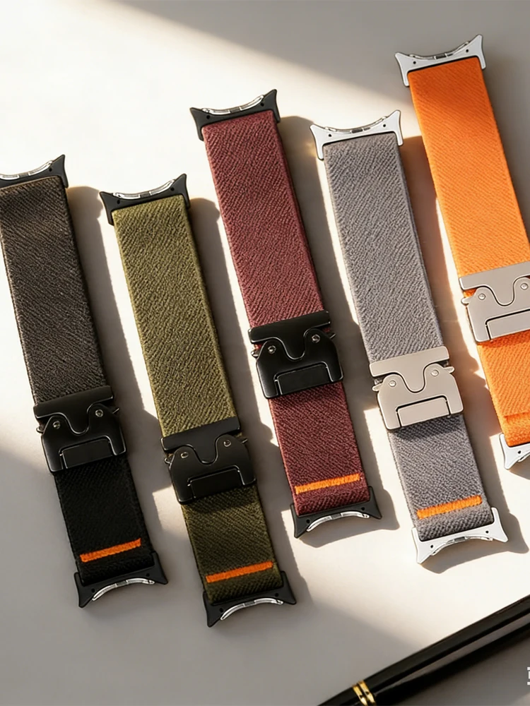 Sport Parachute Nylon Smartwatch Wristband Bracelet, 41mm/45mm