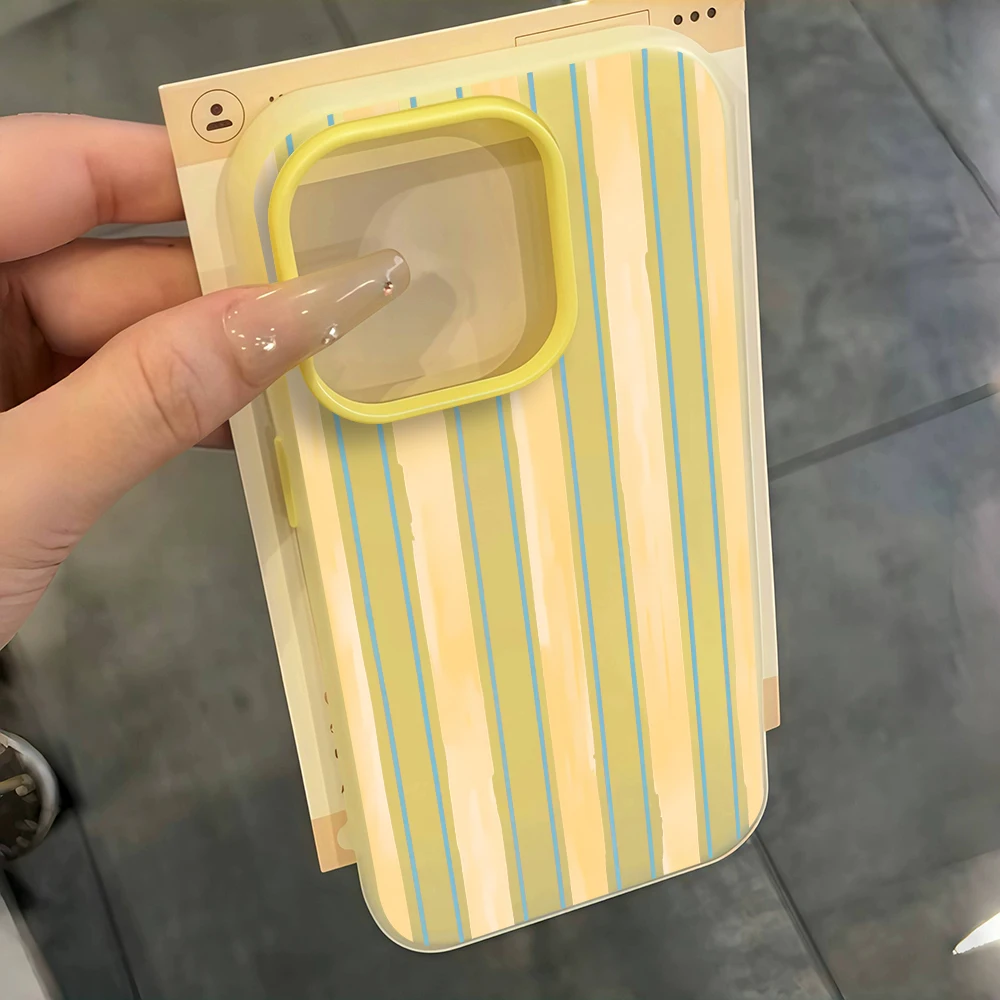 Minimalist Stripes Shockproof Phone Case Cover