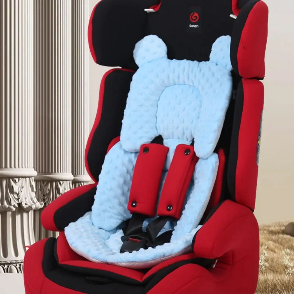 Solid Color Baby Stroller Cushion Baby Seat Cushion Seat Liner Pushchair Car Mat Stroller Accessories Pram Cushion