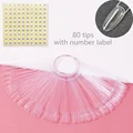 80 clear oval