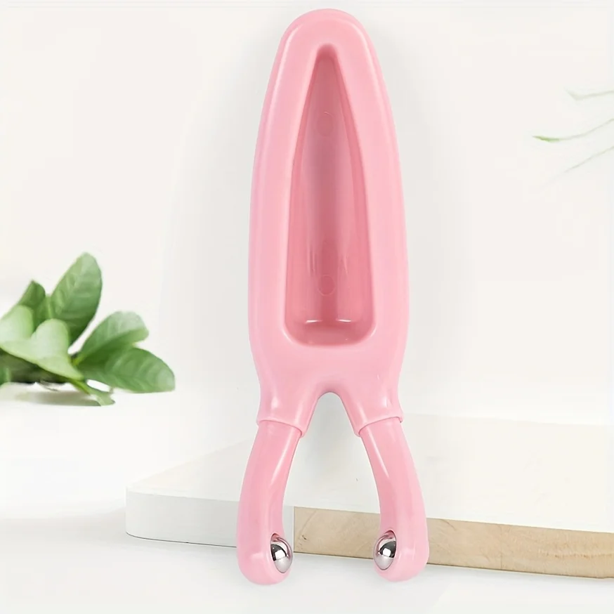 1pc Y-Shaped Nose Face Massager, Hypoallergenic Plastic Manual Lift Tool for Eye Neck Care, Home Travel Beauty Relaxation Gift