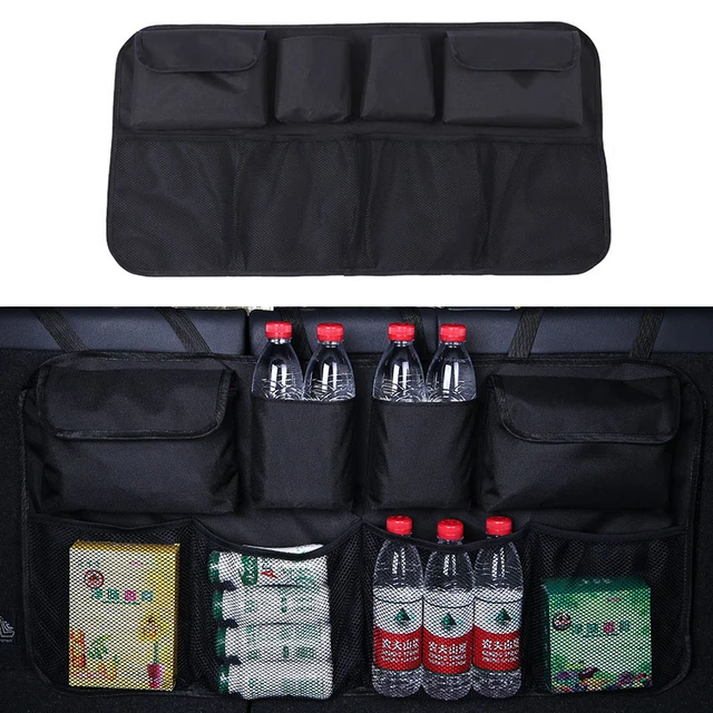 Organizador de maletero de coche, bolsa de almacenamiento de alta  capacidad, ajustable, tela Oxford, Universal, multiuso - AliExpress