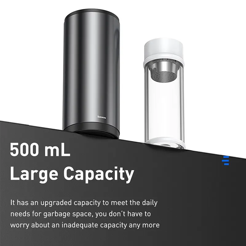 Baseus Car Trash Can Ashtray Dust Case Storage Box Alloy Organizer Car Vehicle Garbage Bin Auto Interior Accessories car trash can