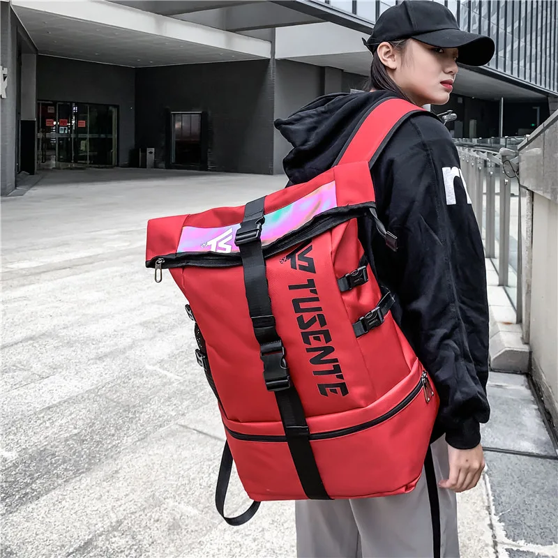 

Large Capacity Sport Gym Bag Women Fitness Backpack High Quality Travel Pack Sports Shoulder Bags With Shoes Warehouse