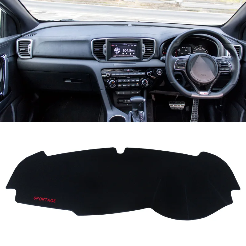 Car Center Console Dashboard Sun Shade Pad - Anti-UV Sun-Proof Carpet Decoration Accessories