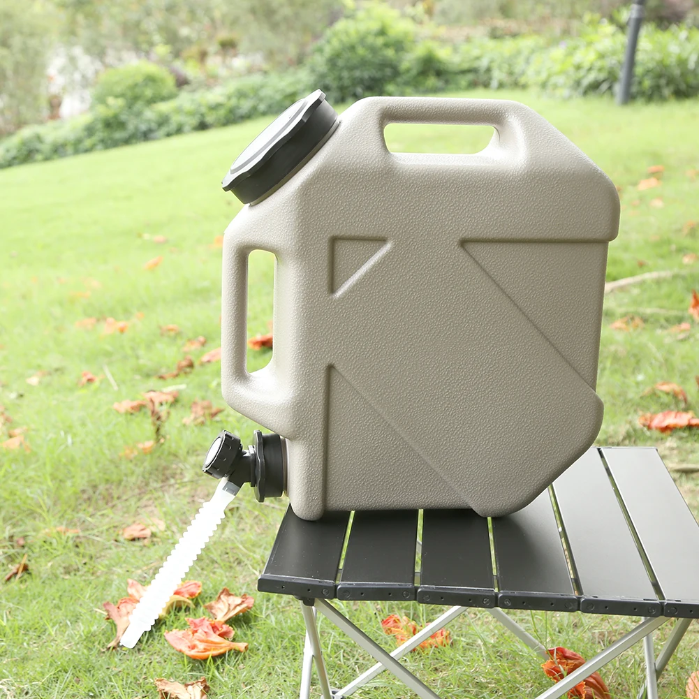Water Bucket 3-12L Large Capacity Portable Camp with Detachable Faucet for Camping Fishing