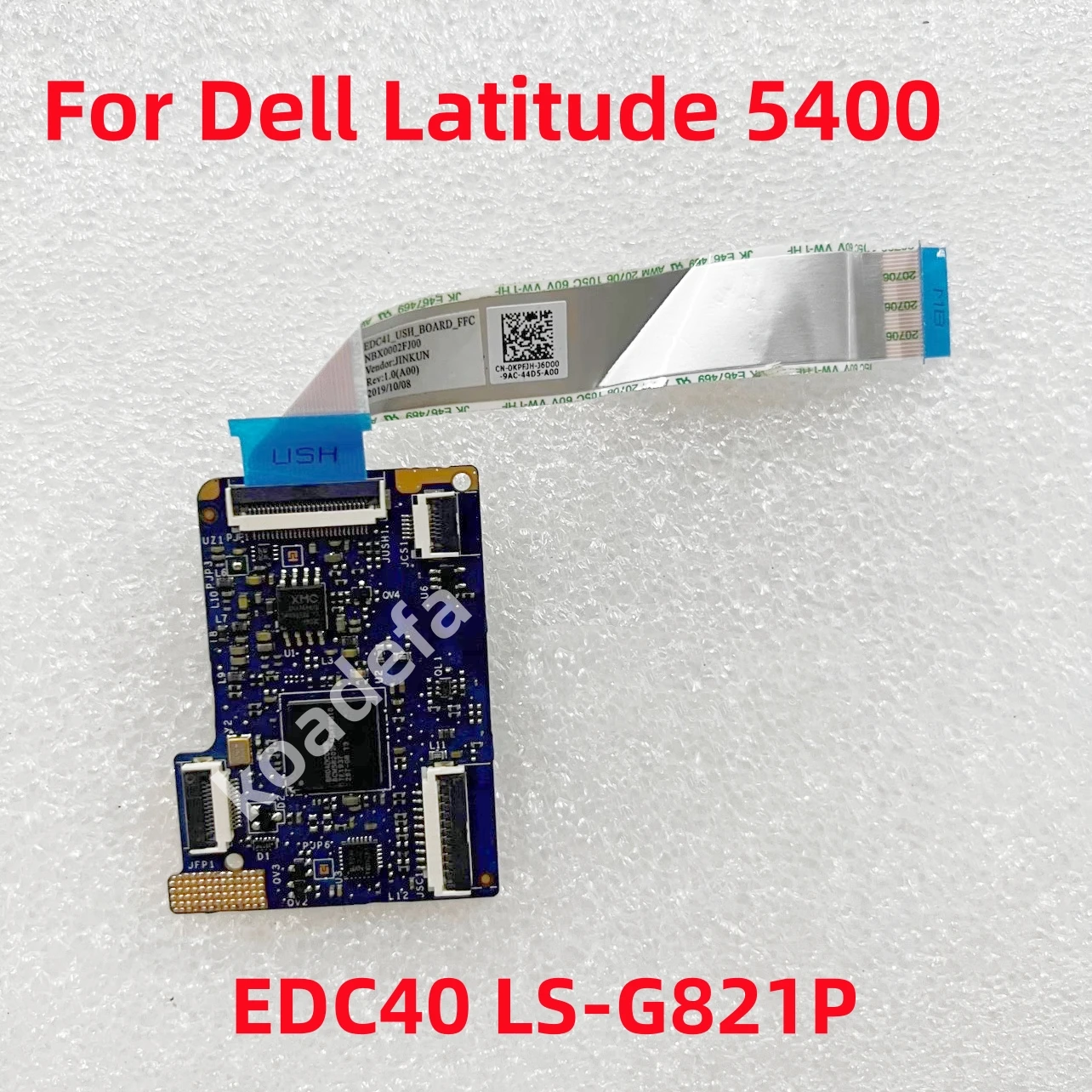 

EDC40 LS-G821P для ноутбука Dell Latitude 5400, панель управления клавиатурой CN-0943V3 0943V3 943V3 100% Test OK