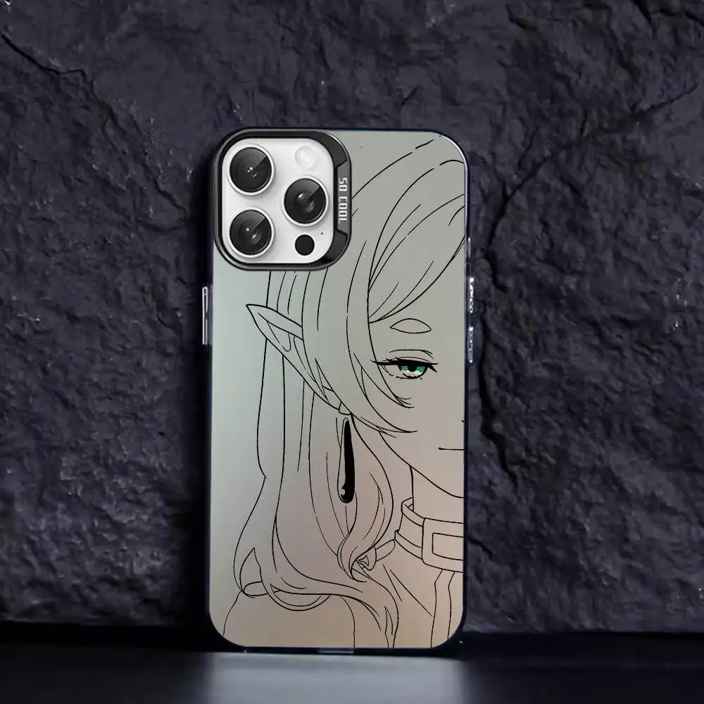 Japan Anime Frieren Matte Shockproof Phone Case - Anti-Fall Cover